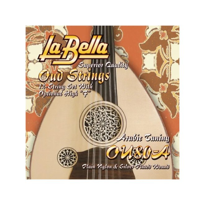 JEU DE 12 CORDES LUTH, ARABIC TUNING, OU80A LABELLA USA